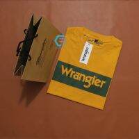 เสื้อยืด Wrangler ชาย/หญิง ผ้าตคอตอน 30s นำเข้าฟรีถุงกระดาษ