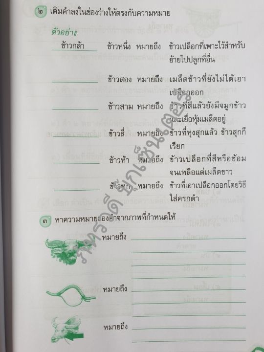 แบบฝึกหัดทักษะภาษา-รายวิชาพื้นฐานภาษาไทย-ชุดภาษาเพื่อชีวิต-ป-6