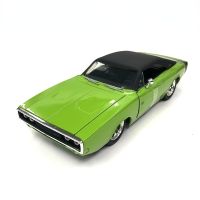 1:24 Fast And Furious 1970 Dodge Charger R/t จำลอง Diecast รถโลหะรุ่นรถของเล่นสำหรับของขวัญเด็ก Collection