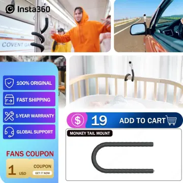 Insta360 Monkey Tail Mount Flexible Holder for ONE X3 X2 RS Go 2 (1-inch  360 Excluded)