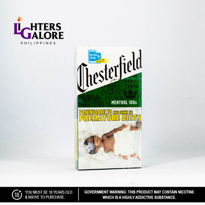Lighters Galore CHESTERFIELD MENTHOL (PACK) Lazada PH