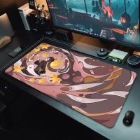 HU TAO Genshin Impact Gaming Mouse Pad แผ่นรองเมาส์คอมพิวเตอร์แล็ปท็อป XXL เครื่องเกมคอนโซล