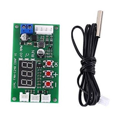 DC 12V 24V 48V 5A 2 3 4 Wire PWM Motor Fan Speed Controller Governor Temperature Control Support EC EBM Fan