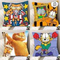 ขนาด45*45ซม. ตัวการ์ตูน Garfield รูปแบบสองด้านของผ้าฝ้าย Pp ที่เติมหมอนอิงเตียงโซฟาตกแต่งของขวัญวันเกิดเด็กหญิงเด็ก