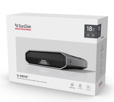 SanDisk Professional 22TB G-DRIVE Enterprise-Class USB 3.2 Gen 2 External Hard Drive (SDPHF1A-022T-SBAAD) ประกัน 3 ปี