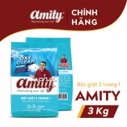 Bột Giặt AMITY Oxy Clean - Túi 3.0kg - Nhiều mùi hương