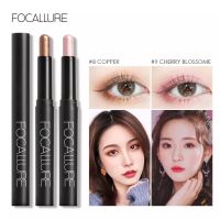 FOCALLURE อายชาโดว์12สีกันน้ำติดทนนานไฮไลท์เพิ่มความกระจ่างใสสไตล์เกาหลีประกายอายแชโดว์