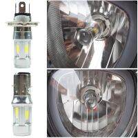 【ใหม่】 Universal รถจักรยานยนต์ LED แบบ Dual Beam 12W 1200LM H4 HS1 P43T S2 BA20D หลอดไฟสกู๊ตเตอร์ Motorrad E จักรยาน3ด้านข้างสีฟ้า DRL