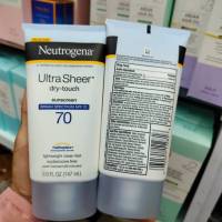 NEUTROGENA Ultra Sheer Dry-Touch Sunscreen SPF 70 147ml Value Pack นูโทรจีน่า ครีมกันแดด โลชั่นกันแดด