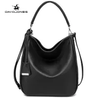 David Jones Paris women handbag pu leather female crossbody bag large plain lady shoulder bag