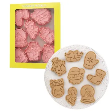 FAIS DU Christmas Animal Print Cake Stencil Templates Decoration Reusable  Cake Cookies Baking for Stencil Diy