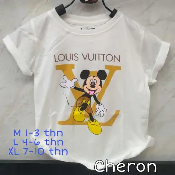 Louis Vuitton cotton t-shirt in yellow for Kids T-shirt | 3D model