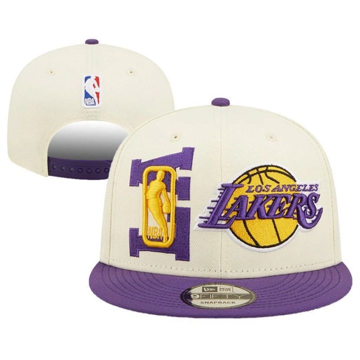2022 New Original Youth Los Angeles Lakers New Era Cream/Purple 2022 NBA  Draft 9FIFTY Snapback Adjustable Hat Lazada