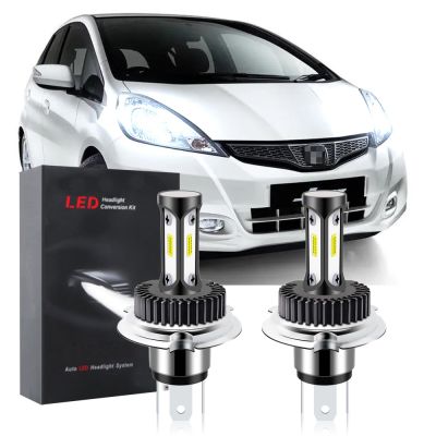 หลอดไฟหน้ารถยนต์ LED T12 6000K ฮาโลเจน สีขาว แบบเปลี่ยน สําหรับ Honda Jazz (GD) 1st Gen 2001-2008 (1 คู่) 2PCS