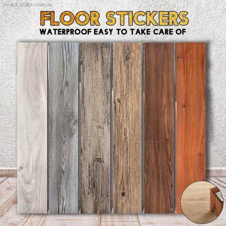 Multiple Styles Vinyl Floor Stickers Selfadhesive PVC Vinyl Wood Tiles