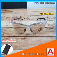 Action Eyewear รุ่น 740 Clear Silver (เลนส์ใส-ฉาบปรอทอ่อน) ,แว่นตานิรภัย, แว่นกันแดด2020, แว่นกันแดดผู้ชาย, ****แถมฟรี ซองผ้าใส่แว่น***