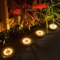 816LED Solar Led Light Outdoor Garden Lawn Yard Led Night Light Solar Light Waterproof PathWay Floor Under Ground Spot Led Lamp