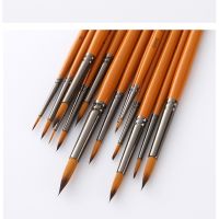 Fine Hand-painted Thin Hook Line Pen Drawing Art Pen 0# 00# 000# 0000# Paint Brush Art Supplies Nylon Hair Brush Painting Pen Artist Brushes Tools