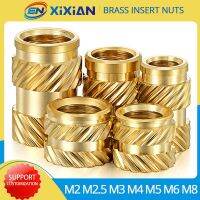 【CW】 M2.5 M4 M5 Insert Hot Melt Knurled Thread Nuts Injection Embedment Insertion Twill