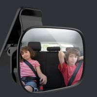 YAHURO กระจกมองหลังรถยนต์ขนาดเล็กเฝ้าดูเด็กทารก ABS ปรับระดับได้,อุปกรณ์ตกแต่งรถกระจกมองหลังเบาะนั่งรถยนต์ด้านหลังกระจกนูนรถยนต์ขนาดเล็กทนทาน
