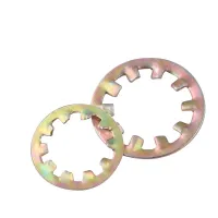 Galvanized Inner Tooth Gasket Chrysanthemum Lock Stop Back Stop Anti-loose Anti-slip Washer M3 M4 M5 M6 M8 M10 M12