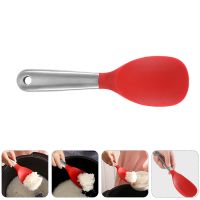 ✺ Rice Spoon Silicone Spatula Serving Spoons Paddle Non Stainless Stick Plastic Utensils Japanese Cooker Potato Scooper Scoop