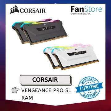 Corsair VENGEANCE RGB PRO SL 32GB 2x16GB DDR4 3600MHz CMH32GX4M2Z3600C18  Memory