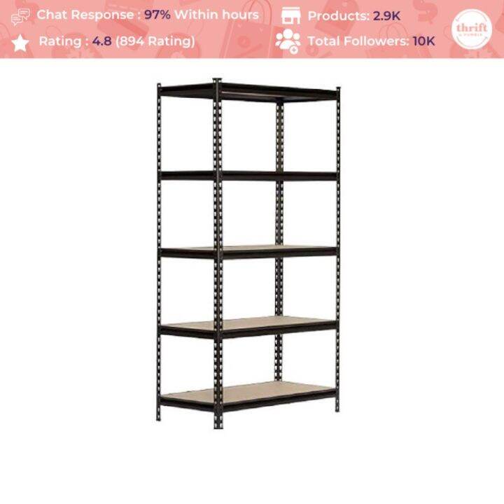 Turtle Rack 5Layer Boltless Steel Shelves Lazada PH