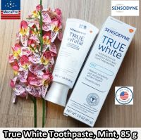 60% OFF ราคา Sale!!! โปรดอ่าน สินค้า EXP: 09/2022. Sensodyne® True White Toothpaste, Mint 85 g ยาสีฟัน เซ็นโซดายน์ สำหรับฟันที่บอบบางและป้องกันฟันผุ