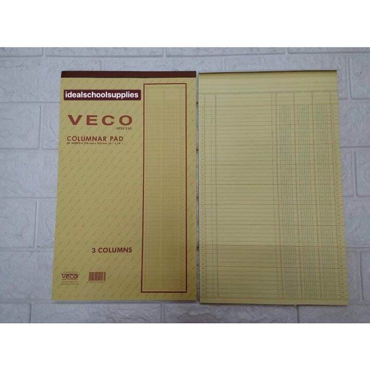 Veco Accounting Columnar Pad | Lazada PH