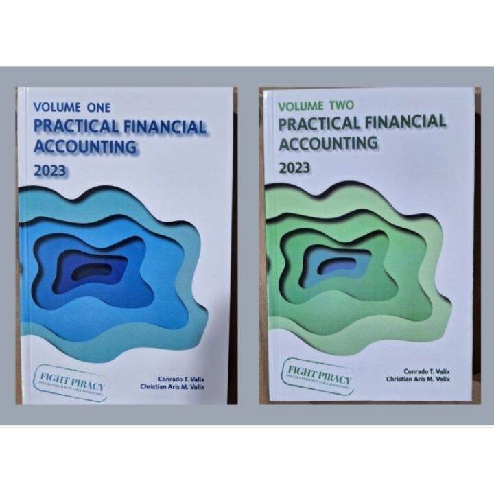 PRACTICAL FINANCIAL ACCOUNTING VOL.1 VOL.2 2023 Ed. By Valix | Lazada PH