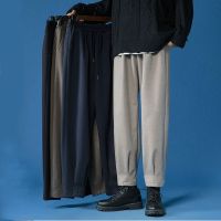 COD SDFGERTERT ✦MOLLGE✦ Spring And Autumn Suits Woolen Pants Men Casual Korean Version Of The Trend Vertical Sense Of Small Trousers seluar slack lelaki