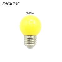 【✆New✆】 mian885 หลอดไฟสีสันสดใส Led E27 6ชิ้น/ล็อต220V หลอดไฟประหยัดพลังงาน Smd2835สำหรับการตกแต่งงานปาร์ตี้วันหยุดหลอด Led 5ดวงไฟ Led 7สี