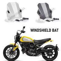 For SCRAMBLER CLASSIC FLAT TRACK PRO FULL THROTTLE ICON SIXTY2 URBAN ENDURO High quality ABS plastic Adjustable Windshield Bat