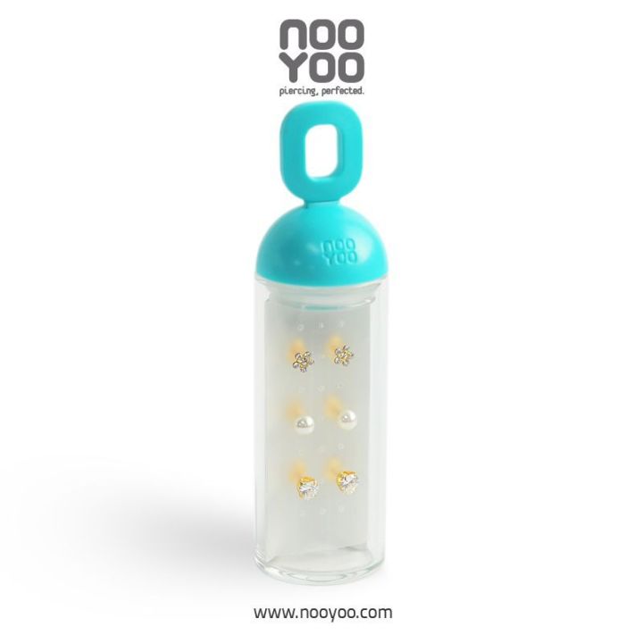 nooyoo-ต่างหูสำหรับผิวแพ้ง่าย-set-combination-white-gold-plated