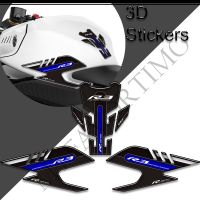 Tank Pad Side Grips Gas Fuel Oil Kit Knee Stickers Decals Protector For YAMAHA YZF R3 YZF-R3 YZFR3