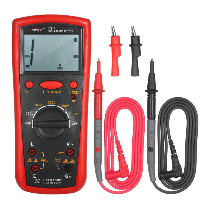 TesterInsulation Resistance Meter Digital Megger Ohmmeter Handheld