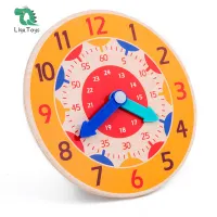 LIQU Clock Learning for Kids - Teaching Time Montessori Toys for Toddlers Learning Clock Early Learning Educational Toy (Random Color)