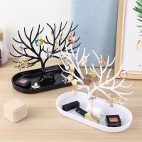 Deer Jewelry Display Stand Earrings Necklace Ring Jewelry Display Tray Tree Storage Racks Organizer Holder Make Up Decoration