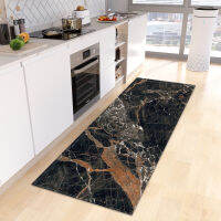 Marble Kitchen Mat Entrance พรมเช็ดเท้าห้องอาบน้ำพรมปูพื้นกันลื่นห้องนั่งเล่นห้องนอนชั้นตกแต่งบ้าน Car