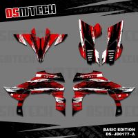 DSMTECH ATV Full Plastics Background Graphics Sticker Decal For Yamaha YFZ450R YFZ 450R 450 R 2009 2010 2011 2012 2013