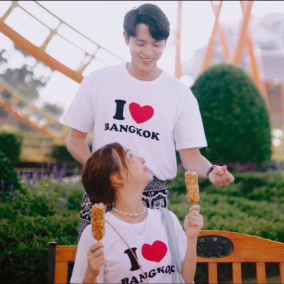 เสื้อ i love bangkok ราคาส่งทุกตัว แบบเดียวกับละคร มาตาา （S-5XL）