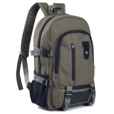 ：“{—— Outdoor Hiking Bag Large Capacity Backpack Travel Backpack Male And Female College Students Schoolbag