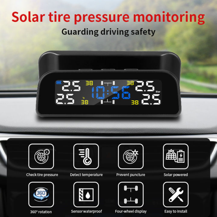 new-tpms-with-clock-solar-car-tire-pressure-wireless-4-tire-monitoring-system-automatically-brightness-adjustion-colorful