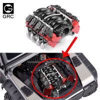 RC Car GRC LS7 V8 Simulate Engine Motor Cooling Fans Radiator for 110 RC Crawler TRAXXAS TRX4 TRX6 AXIAL SCX10 III Redcat GEN8