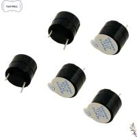 5pcs ขั้ว2ขั้ว Piezo Buzzer 129.5มม. 5V ค่ะ เสียงกริ่งต่อเนื่อง แบ่งออก เอบีเอสเอบีเอส เสียงกริ่ง