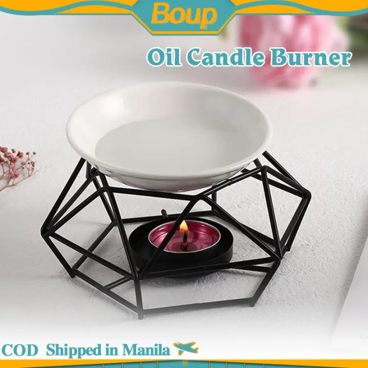 Delicate Romantic Ceramic Tealight Candle Holder Oil Burner Holder Home