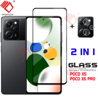 (2 in 1)For xiaomi poco​ x5​ pro​ 5G/poco​ x5​ 5G ฟิล์มกระจก ฟิล์มกันรอยโทรศัพท์ ฟิล์ม ฟิล์มกล้อง ฟิมล์กล้อง ฟิล์มติดกล้อง