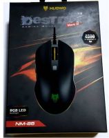 MOUSE NUBWO USB (NM-85 DESTROY MARK II) Macro Gaming เมาส์เล่นเกมส์ มาโคร BLACK