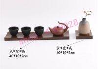 Natural chicken wings solid wood Japanese style dry tea tray tea ceremony ornaments.